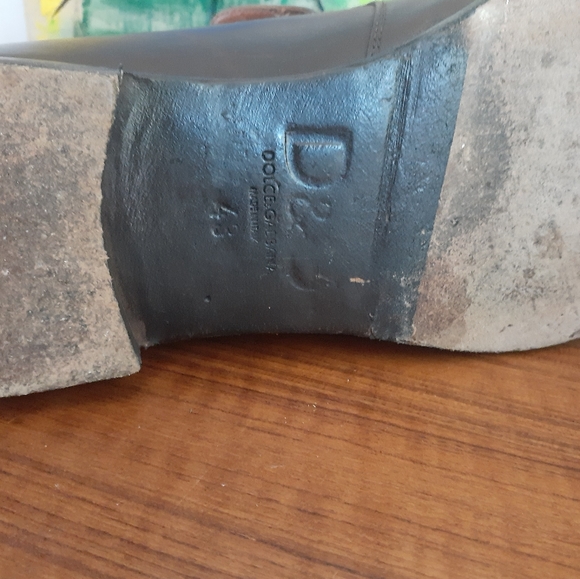 Dolce & Gabbana brown leather men's shoes - Picture 7 of 8